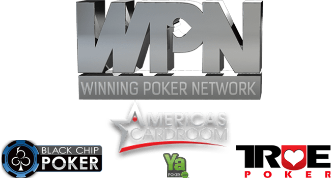 Winning Poker Network, ACR, BCP, True, Ya skins logos.